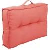 OZAIA Tuindecoratie-Set Van 2 Katoenen Paletkussens - 40 X 60 X 12 Cm - Koraal - Baila