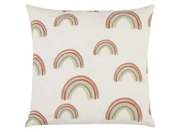 OZAIA Huistextiel-Set Van 2 Katoenen Regenboogkussens - 45 X 45 Cm - Veelkleurig - Archy