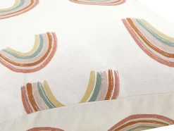 OZAIA Huistextiel-Set Van 2 Katoenen Regenboogkussens - 45 X 45 Cm - Veelkleurig - Archy