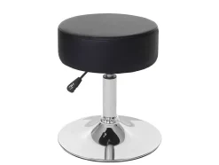 Vente-unique Kruk-Set Van 2 Krukken Mcw-C22, Kunstleer, Zwart