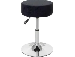 Vente-unique Kruk-Set Van 2 Krukken Mcw-C22, Textiel, Donkergrijs