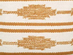 OZAIA Huistextiel-Set Van 2 Kussens Van Katoen Met Franjes Karius - 40 X 40 Cm - Geel En Beige