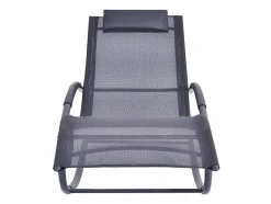 MYLIA Ligstoel-Set Van 2 Ligstoelen - Antraciet - Lombok Van