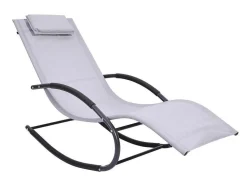 MYLIA Ligstoel-Set Van 2 Ligstoelen - Lichtgrijs - Lombok Van