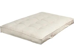 OZAIA Huistextiel-Set Van 1 Matras + 2 Palletkussens Van Ribfluweel - Beige - Baila
