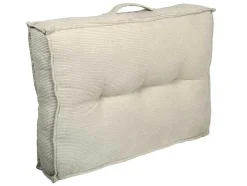 OZAIA Huistextiel-Set Van 2 Palletkussens Van Ribfluweel - L60 X D40 Cm - Beige - Baila