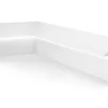 Vente-unique Plint-Set Van 3 Plinten Van Polystyreen L290 X H15 Cm Wit - Radeno