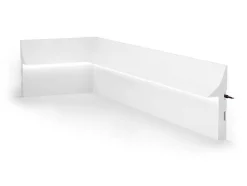 Vente-unique Plint-Set Van 3 Plinten Van Polystyreen L290 X H15 Cm Wit - Radeno