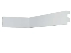 Vente-unique Plint-Set Van 3 Plinten Van Polystyreen L290 X H5 Cm Wit - Ardeo