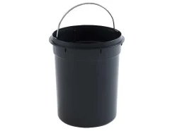 OZAIA Keukenaccessoire En -Opbergruimte-Set Van 2 Roestvrijstalen Pedaalemmers Pira - 30L En 3L - Wit En Goudkleurig