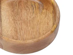 OZAIA Tafelservies-Set Van 3 Schaaltjes Van Mangohout - D17, 15 Et 12 Cm - Naturel - Valisa