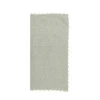 OZAIA Textiel Voor Eettafel-Set Van 4 Servetten Van Katoen - 45 X 45 Cm - Groen - Beige Rand - Loania