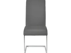 Vente-unique Stoel-Set Van 4 Stoelen Lirica - Grijs Kunstleer