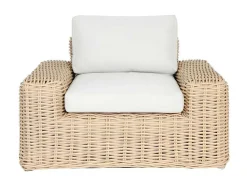 MYLIA Loungeset-Set Van 2 Tuinstoelen Obidos Van Gevlochten Hars