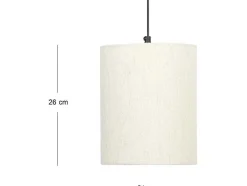 OZAIA Wandlamp-Set Van 2 Wandlampen Met Scandinavische Stijl - D35 X H48 Cm - Hout En Stof - Naturel En Beige - Paliana