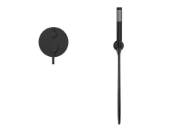 Shower & Design Douchekolom-Set Van Inbouwdouche Met Mechanische Mengkraan - Mat Zwart - Tamise