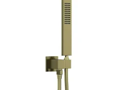 Shower & Design Douchekolom-Set Van Inbouwdouche Met Mechanische Mengkraan - Goud Met Satijnafwerking - Tocantis