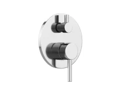 Shower & Design Douchekolom-Set Van Inbouwdouche Met Mechanische Mengkraan - Geborsteld Nikkelkleurig - Tamise