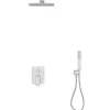 Shower & Design Douchekolom-Set Van Inbouwdouche Met Mechanische Mengkraan - Geborsteld Nikkelkleurig - Tocantis