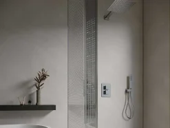 Shower & Design Douchekolom-Set Van Inbouwdouche Met Mechanische Mengkraan - Geborsteld Nikkelkleurig - Tocantis
