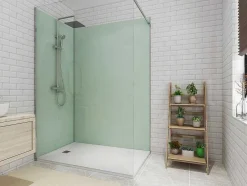 Shower & Design Douchewandpaneel-Set Van Twee Douchewandpanelen Inclusief Profielen - L90Cm X L120Cm X H210 Cm