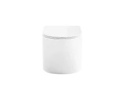 Vente-unique Hangend Toilet-Set Voor Glanzend Witte Hang-Wc Met Voorwandsysteem En Bedieningsplaat - Javoine