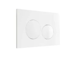 Vente-unique Hangend Toilet-Set Voor Glanzend Witte Hang-Wc Met Voorwandsysteem En Bedieningsplaat - Javoine
