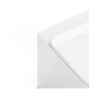 Vente-unique Hangend Toilet-Set Voor Hang-Wc Met Decoratief Voorwandsysteem - Glanzend Wit - Javoine