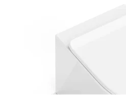 Vente-unique Hangend Toilet-Set Voor Hang-Wc Met Decoratief Voorwandsysteem - Glanzend Wit - Javoine