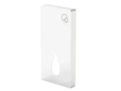 Vente-unique Hangend Toilet-Set Voor Hang-Wc Van Wit Keramiek Met Decoratief Voorwandsysteem - Huro Ii