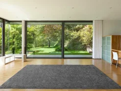 OZAIA Tapijt Hoogpolig-Shaggy Hoogpolig Tapijt - 200 X 300 Cm - Antraciet - Milinio