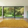 OZAIA Woonkamertapijt-Shaggy Hoogpolig Tapijt - 200 X 300 Cm - Mosterdgeel - Milinio