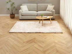 OZAIA Woonkamertapijt-Shaggy Langpolig, Zacht Vloerkleed - 160 X 230 Cm - Beige - Dolce