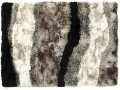 OZAIA Tapijt Hoogpolig-Shaggy Tapijt Ecume - Polyester - 140 X 200 Cm