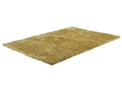 OZAIA Tapijt Hoogpolig-Shaggy Tapijt Glitter - 120 X 170 Cm - Goudkleurig