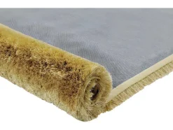 OZAIA Tapijt Hoogpolig-Shaggy Tapijt Glitter - 120 X 170 Cm - Goudkleurig