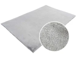 OZAIA Tapijt Hoogpolig-Shaggytapijt Met Bonteffect Bunny - 100% Polyester - 150 X 200 Cm - Grijs
