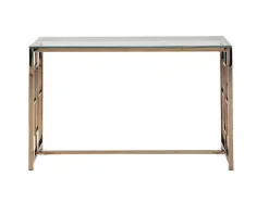 PASCAL MORABITO Sidetable-Sidetable Clotilde - Gehard Glas En Staal - Koperkleurig - Van