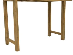 Vente-unique Sidetable-Sidetable Met 3 Lades In Teak - Kleur: Houtlook - Wekea