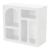 Vente-unique Sidetable-Sidetable Met 5 Nissen - Wit - Luela