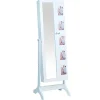 OZAIA Spiegel-Sieradenkast Met Spiegel En Fotolijstjes Polina - H142 Cm