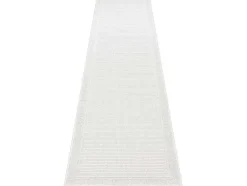 RugsX Tapijt Voor Buiten-Sisal Tapijt, Loper Timo 5979 Buitenshuis Kader Wit 80X300 Cm