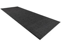 RugsX Tapijt Voor Buiten-Sisal Tapijt, Loper Timo 0000 Buitenshuis Zwart 70X250 Cm