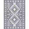 RugsX Klein Tapijt-Sisal Tapijt Sion Azteeks 3007 Plat Te Weven Blauw / Roze / Ecru 140X190 Cm