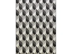 RugsX Klein Tapijt-Sisal Tapijt Sisal Flat 48624/690 Blokjes 3D 120X170 Cm