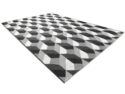 RugsX Klein Tapijt-Sisal Tapijt Sisal Flat 48624/690 Blokjes 3D 120X170 Cm