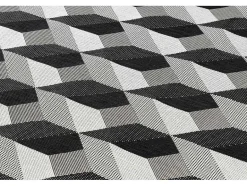 RugsX Klein Tapijt-Sisal Tapijt Sisal Flat 48624/690 Blokjes 3D 120X170 Cm