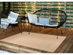 RugsX Tapijt Voor Buiten-Sisal Tapijt Timo 5979 Buitenshuis Kader Donker Beige 240X330 Cm
