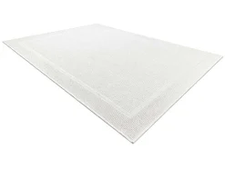 RugsX Tapijt Voor Buiten-Sisal Tapijt Timo 5979 Buitenshuis Kader Wit 140X190 Cm