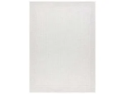RugsX Tapijt Voor Buiten-Sisal Tapijt Timo 5979 Buitenshuis Kader Wit 160X220 Cm